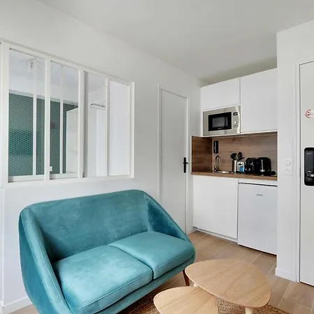 Сasa de vacaciones Appartement cosy en résidence hôtelière París